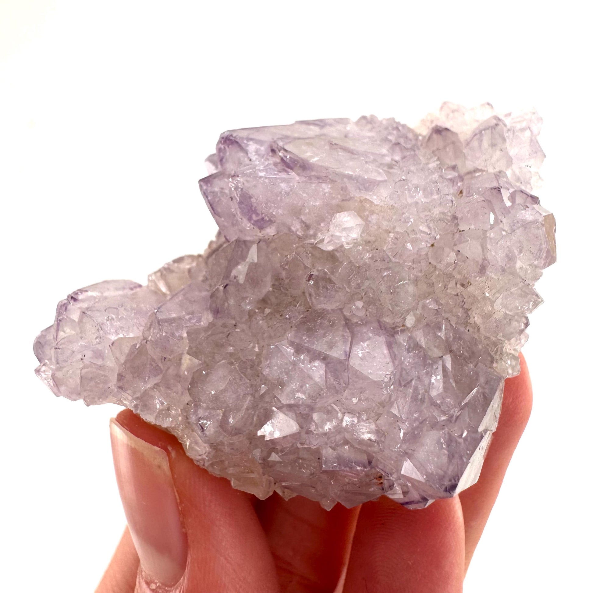 Spirit Quartz Crystal | raw natural purple amethyst cactus quartz, mineral specimen