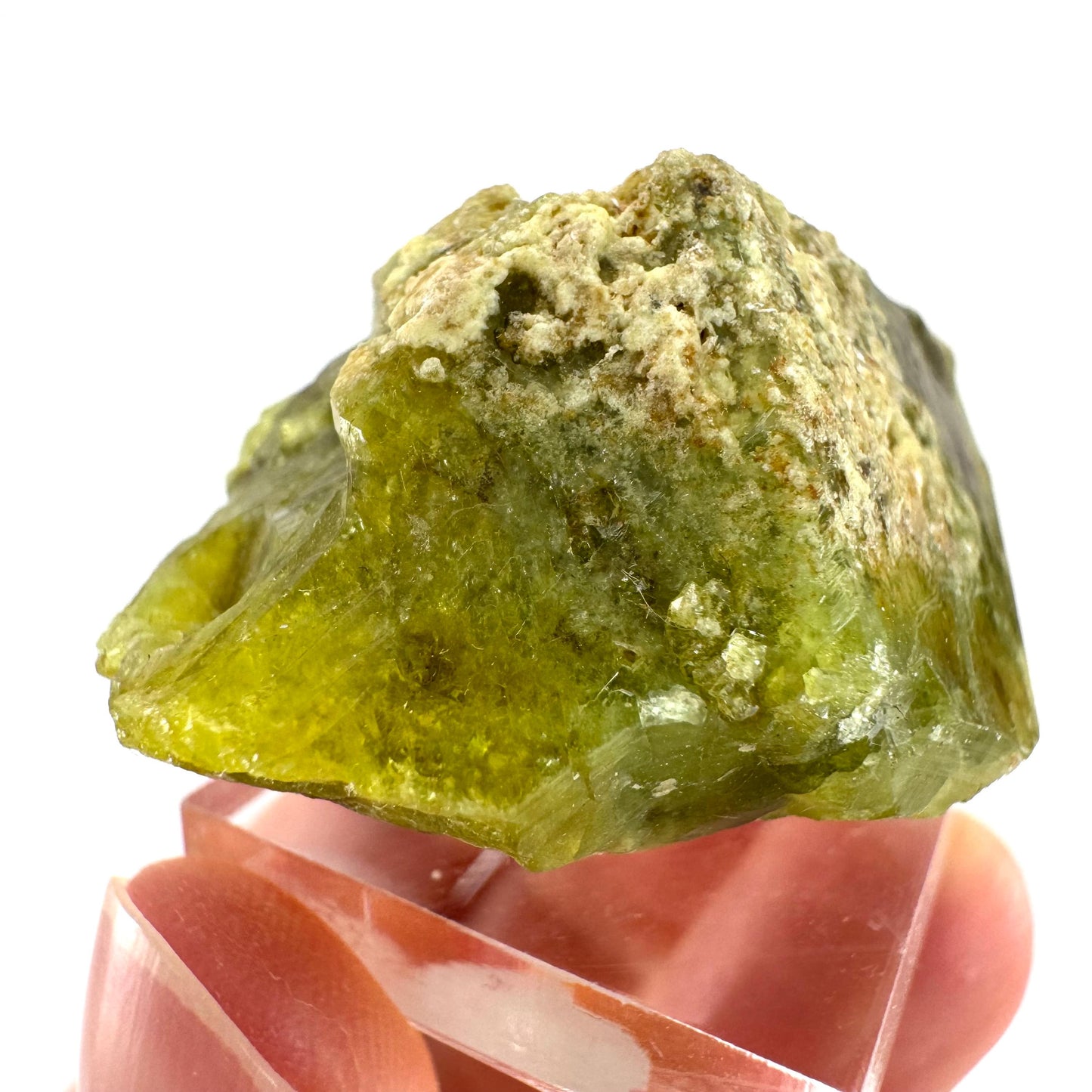 Andradite-Grossular Garnet | natural green crystal, raw mineral specimen from Mali