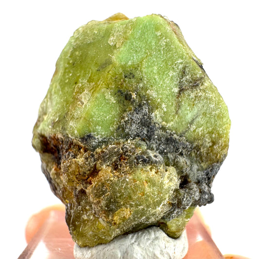 Andradite-Grossular Garnet | natural green crystal, raw mineral specimen from Mali