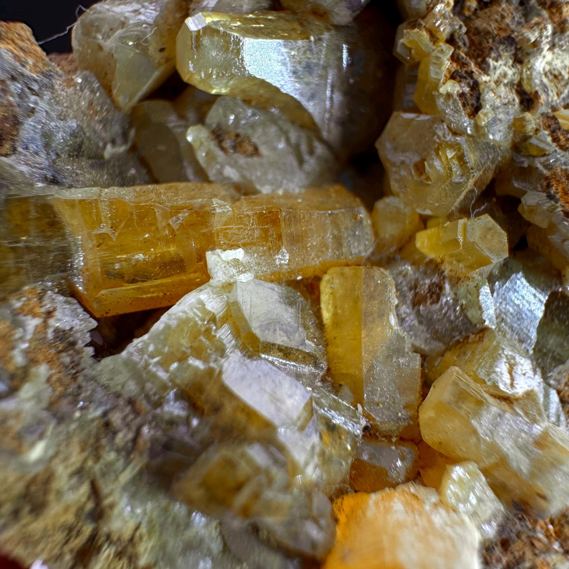 Mimetite Mineral Specimen | Rare Yellow Crystal from Thailand
