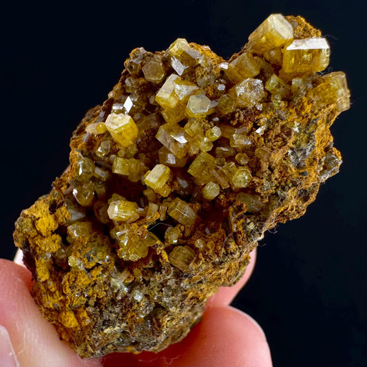 Mimetite Mineral Specimen | Rare Yellow Crystal from Thailand