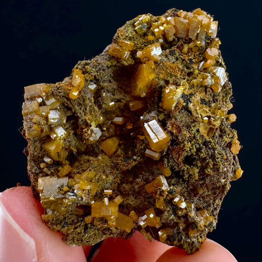 Mimetite Mineral Specimen | Rare Yellow Crystal from Thailand