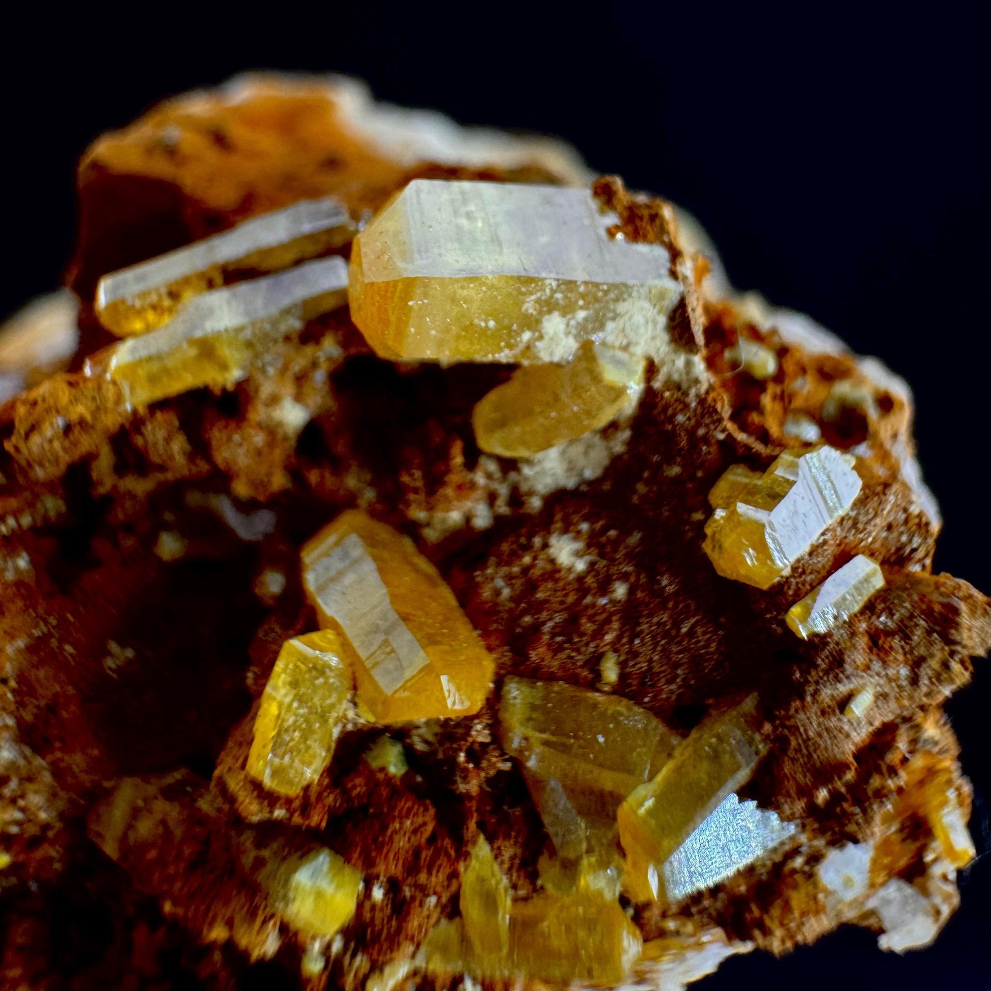 Mimetite Mineral Specimen | Rare Yellow Crystal from Thailand