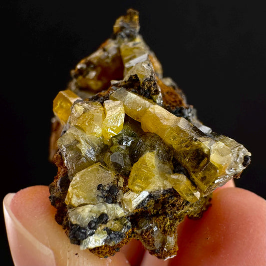 Mimetite Mineral Specimen | Rare Yellow Crystal from Thailand