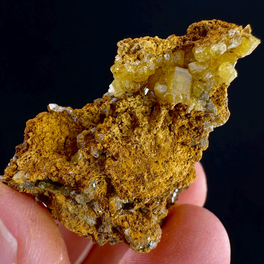 Mimetite Mineral Specimen | Rare Yellow Crystal from Thailand