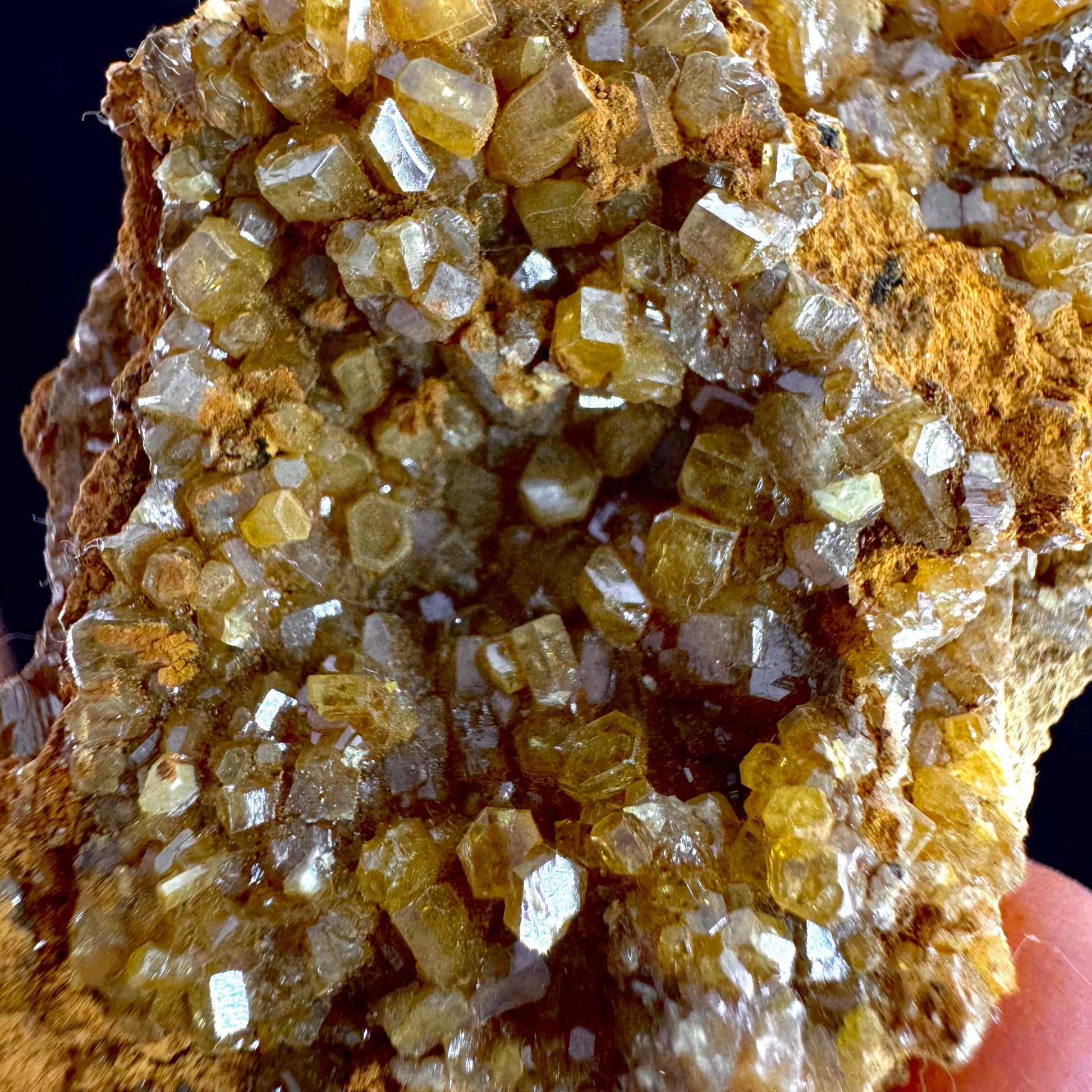 Mimetite Mineral Specimen | Rare Yellow Crystal from Thailand