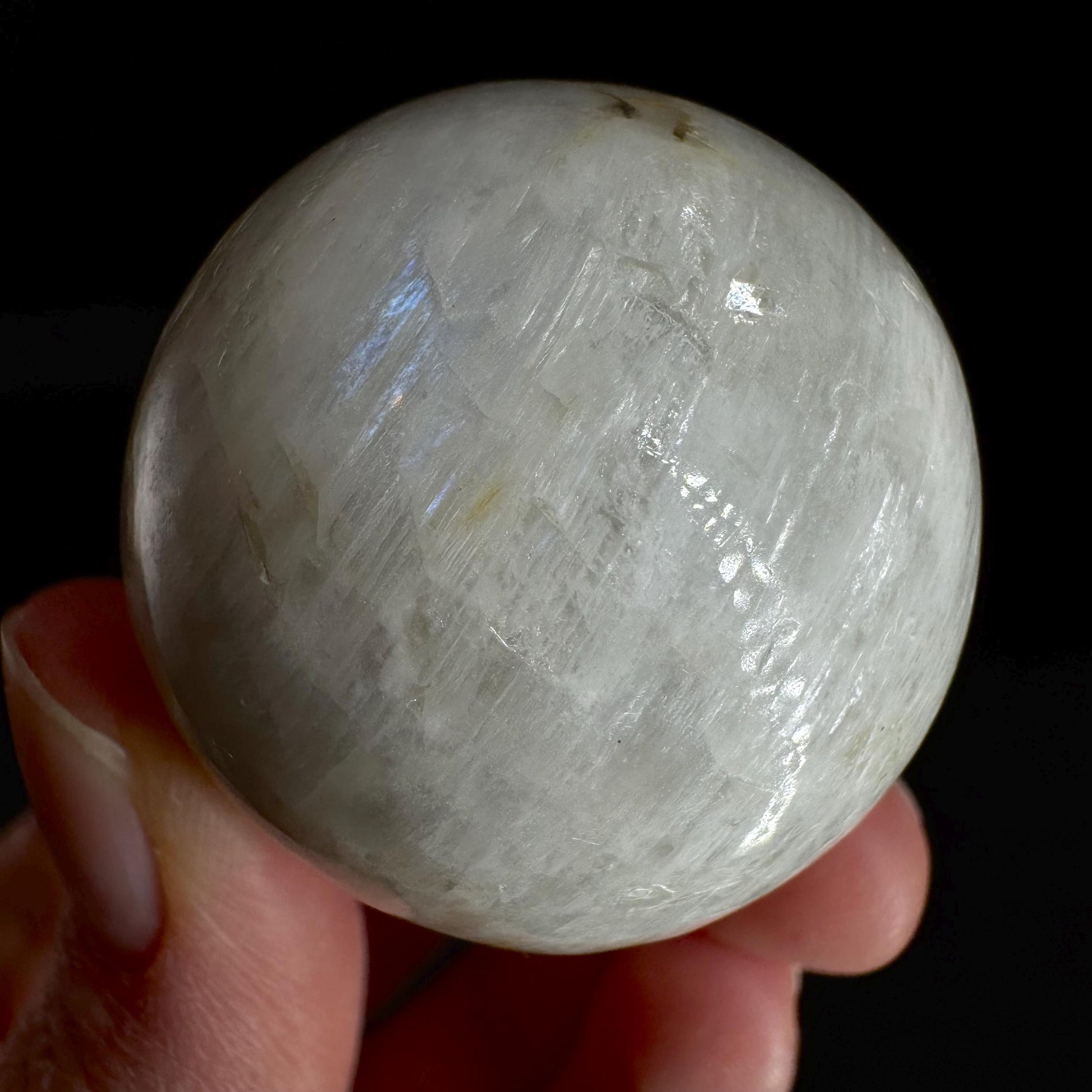 Moonstone Sphere | Blue Flash Feldspar Crystal Ball