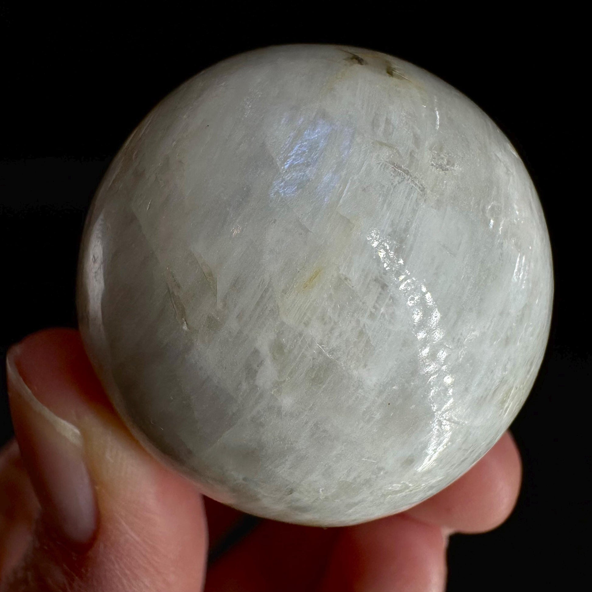 Moonstone Sphere | Blue Flash Feldspar Crystal Ball