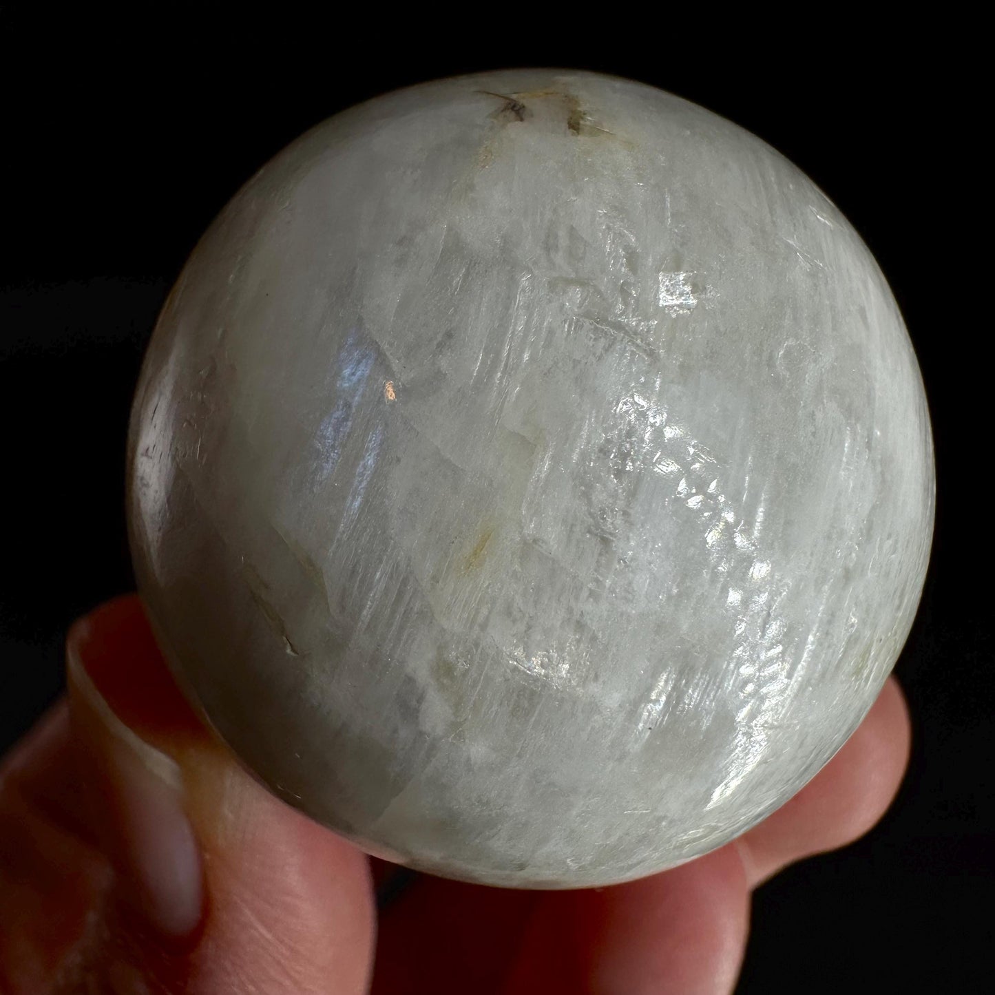 Moonstone Sphere | Blue Flash Feldspar Crystal Ball