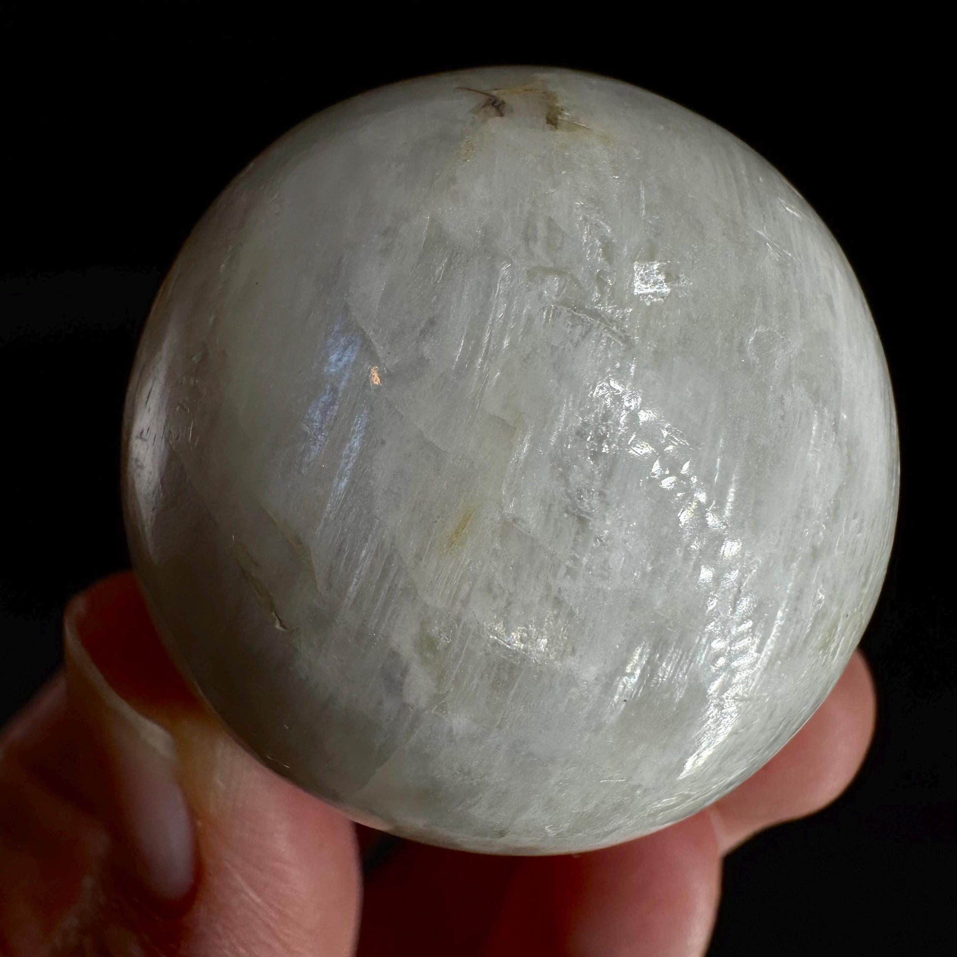 Moonstone Sphere | Blue Flash Feldspar Crystal Ball