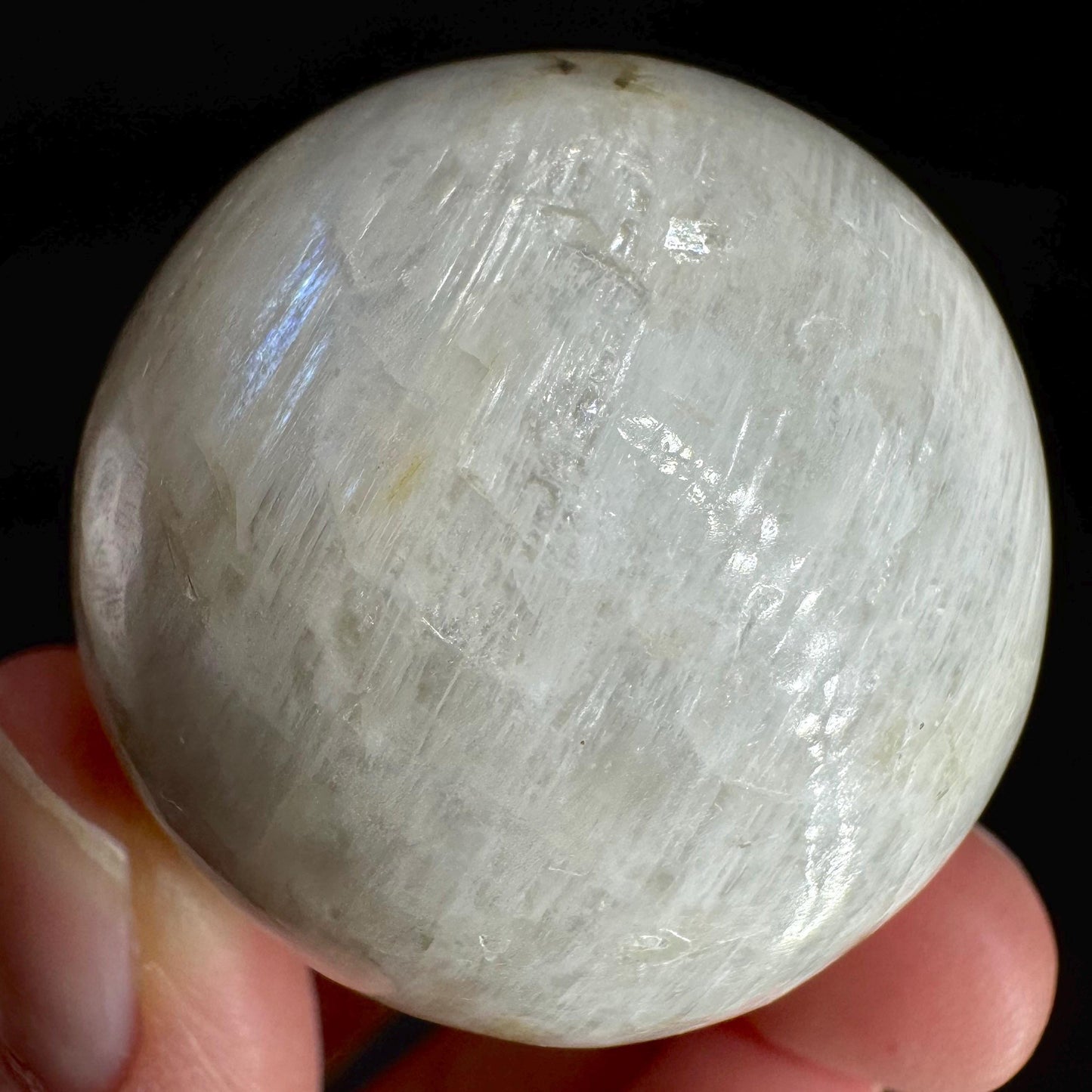 Moonstone Sphere | Blue Flash Feldspar Crystal Ball