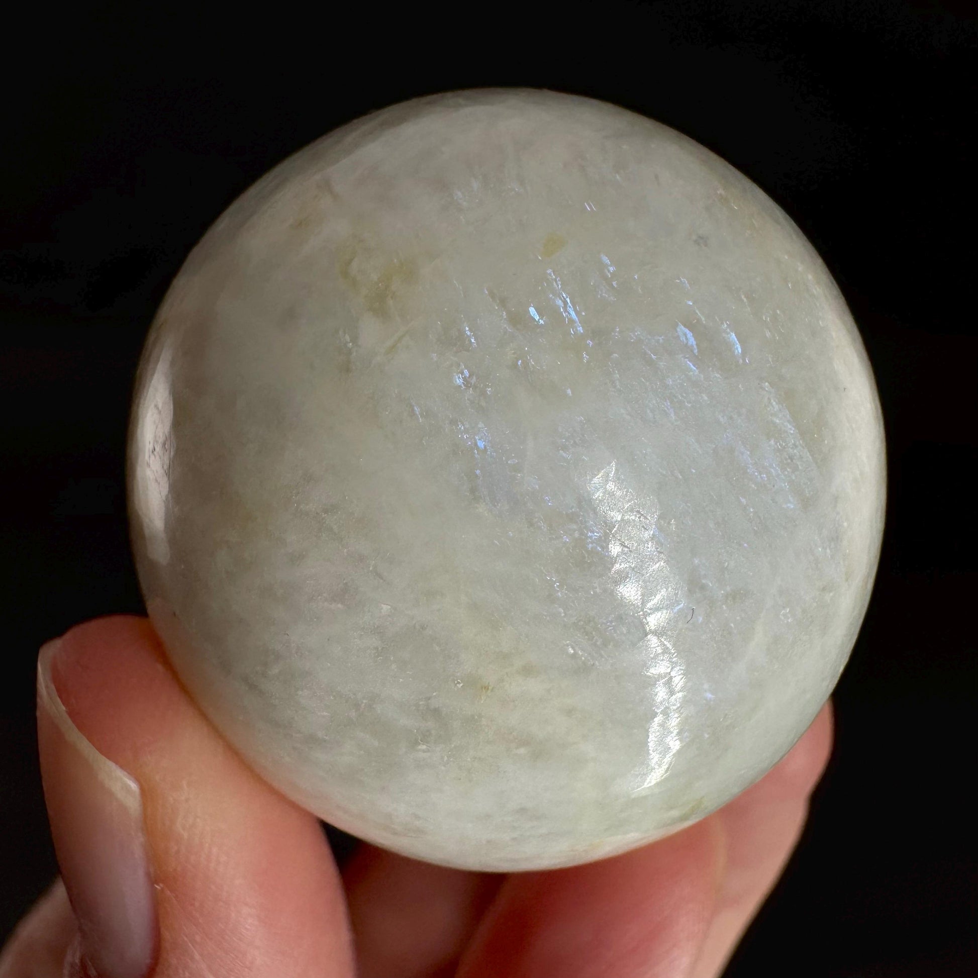 Moonstone Sphere | Blue Flash Feldspar Crystal Ball