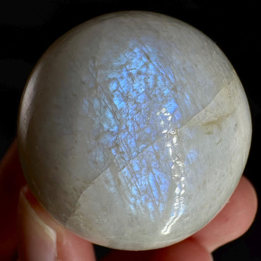 Moonstone Sphere | Blue Flash Feldspar Crystal Ball