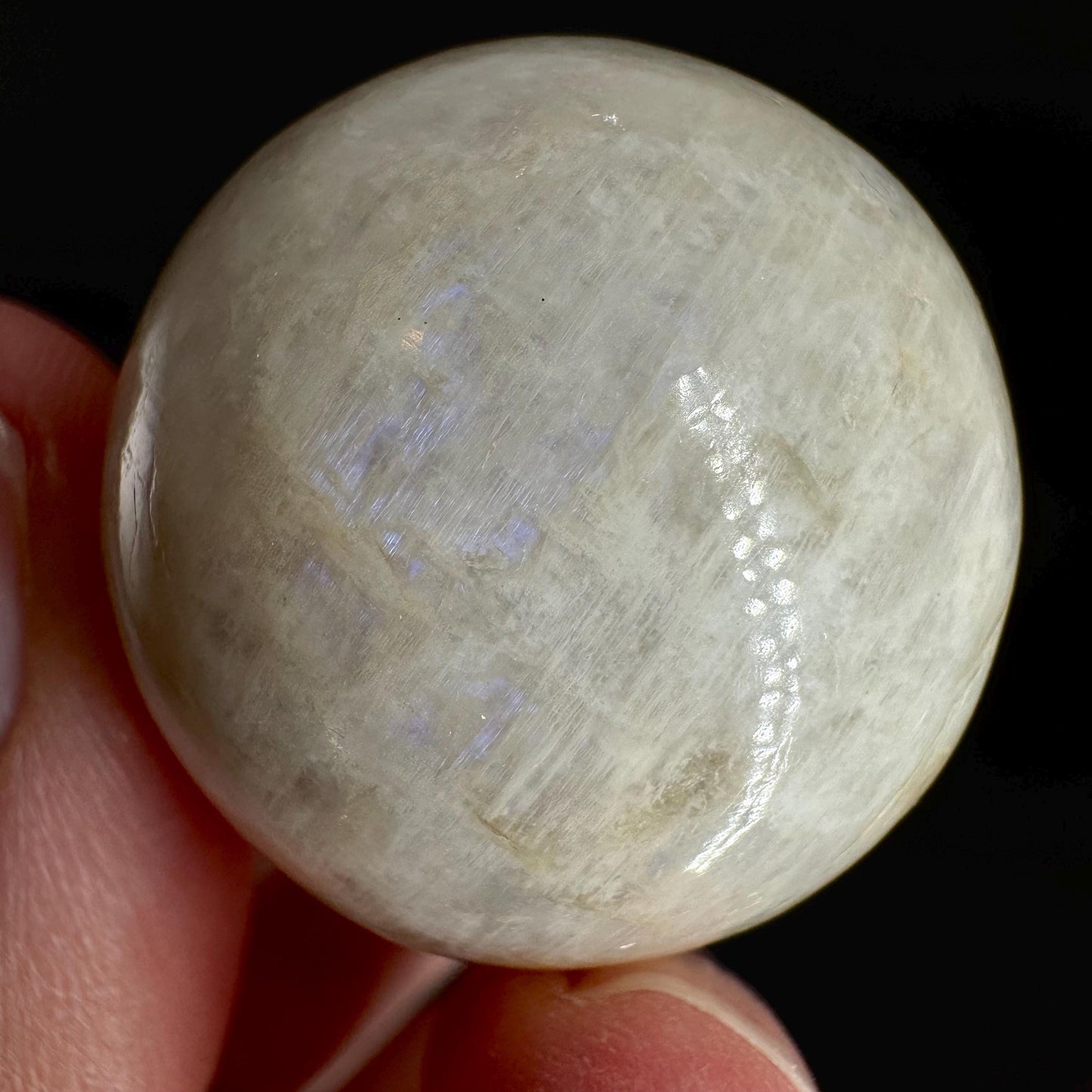 Moonstone Sphere | Blue Flash Feldspar Crystal Ball