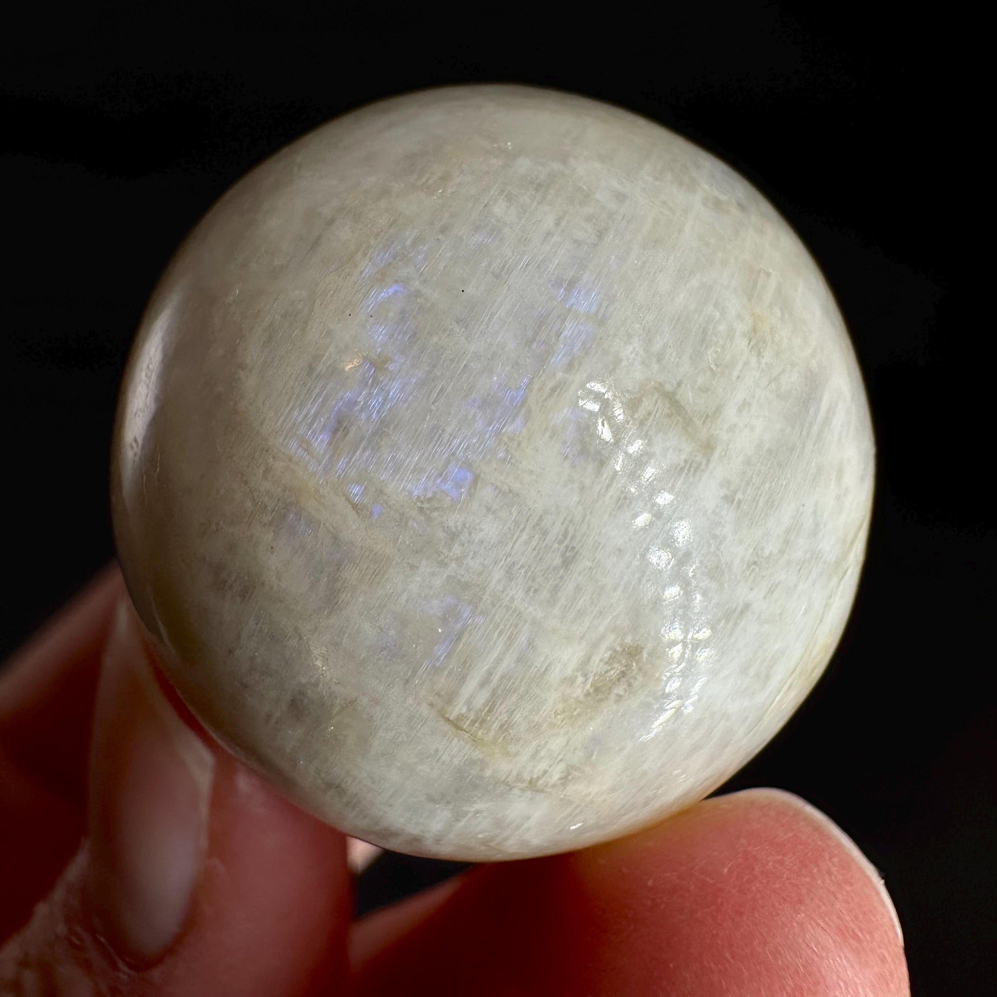 Moonstone Sphere | Blue Flash Feldspar Crystal Ball