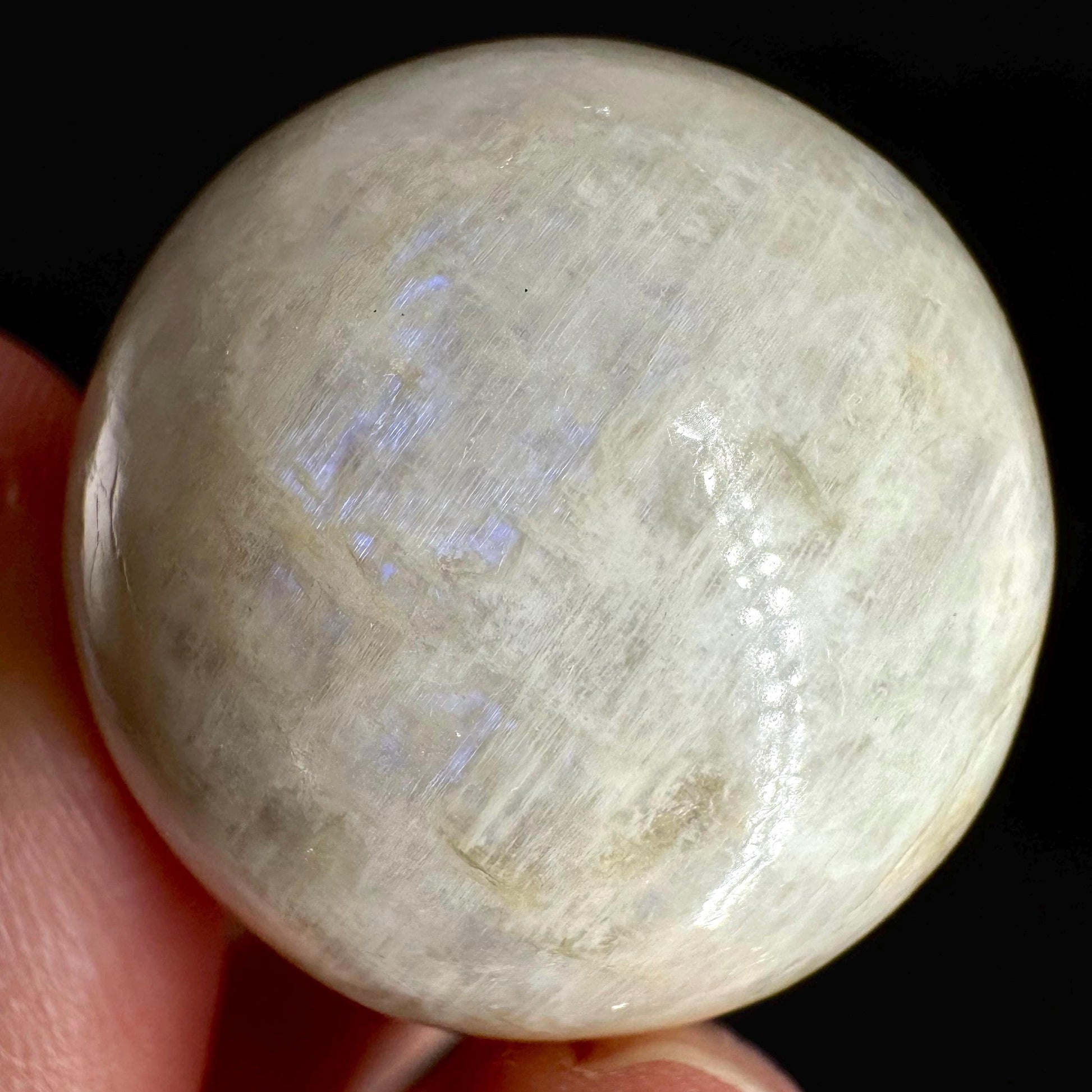 Moonstone Sphere | Blue Flash Feldspar Crystal Ball