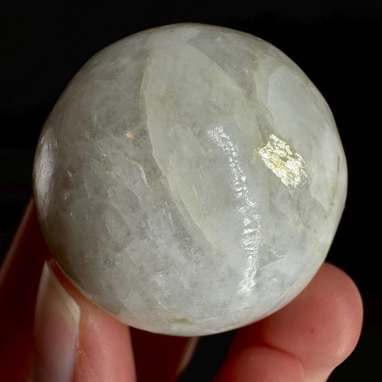 Moonstone Sphere | Blue Flash Feldspar Crystal Ball