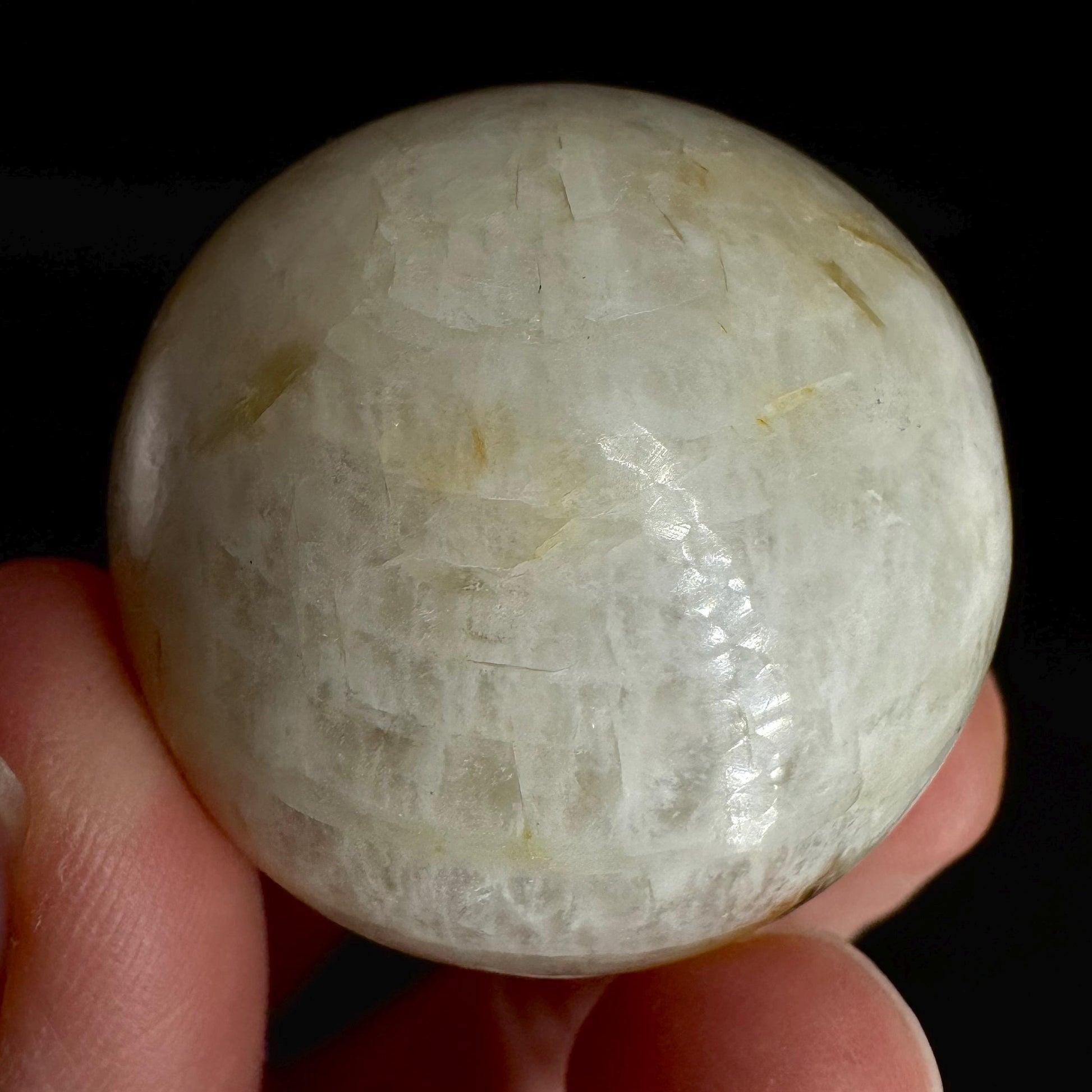 Moonstone Sphere | Blue Flash Feldspar Crystal Ball