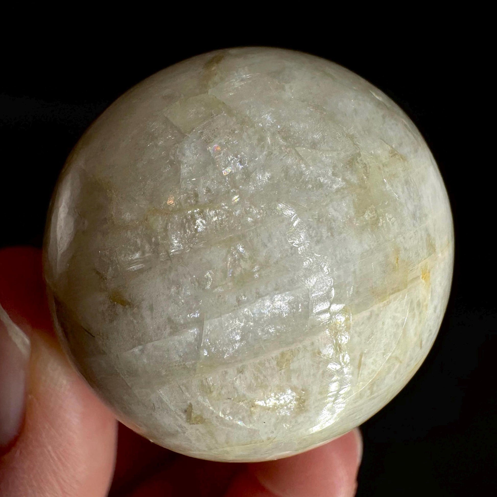 Moonstone Sphere | Blue Flash Feldspar Crystal Ball