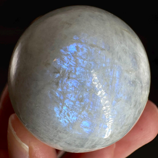 Moonstone Sphere | Blue Flash Feldspar Crystal Ball