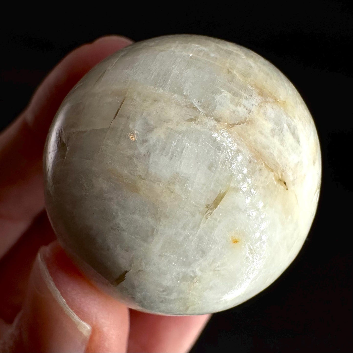 Moonstone Sphere | Blue Flash Feldspar Crystal Ball