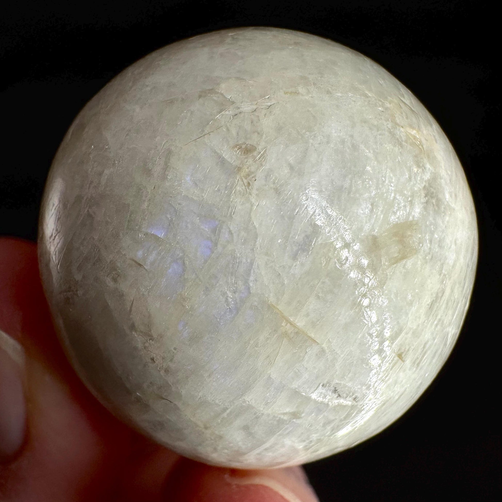 Moonstone Sphere | Blue Flash Feldspar Crystal Ball