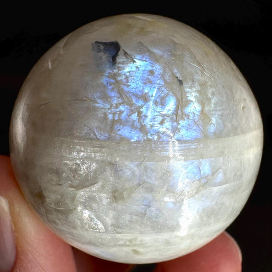 Moonstone Sphere | Blue Flash Feldspar Crystal Ball