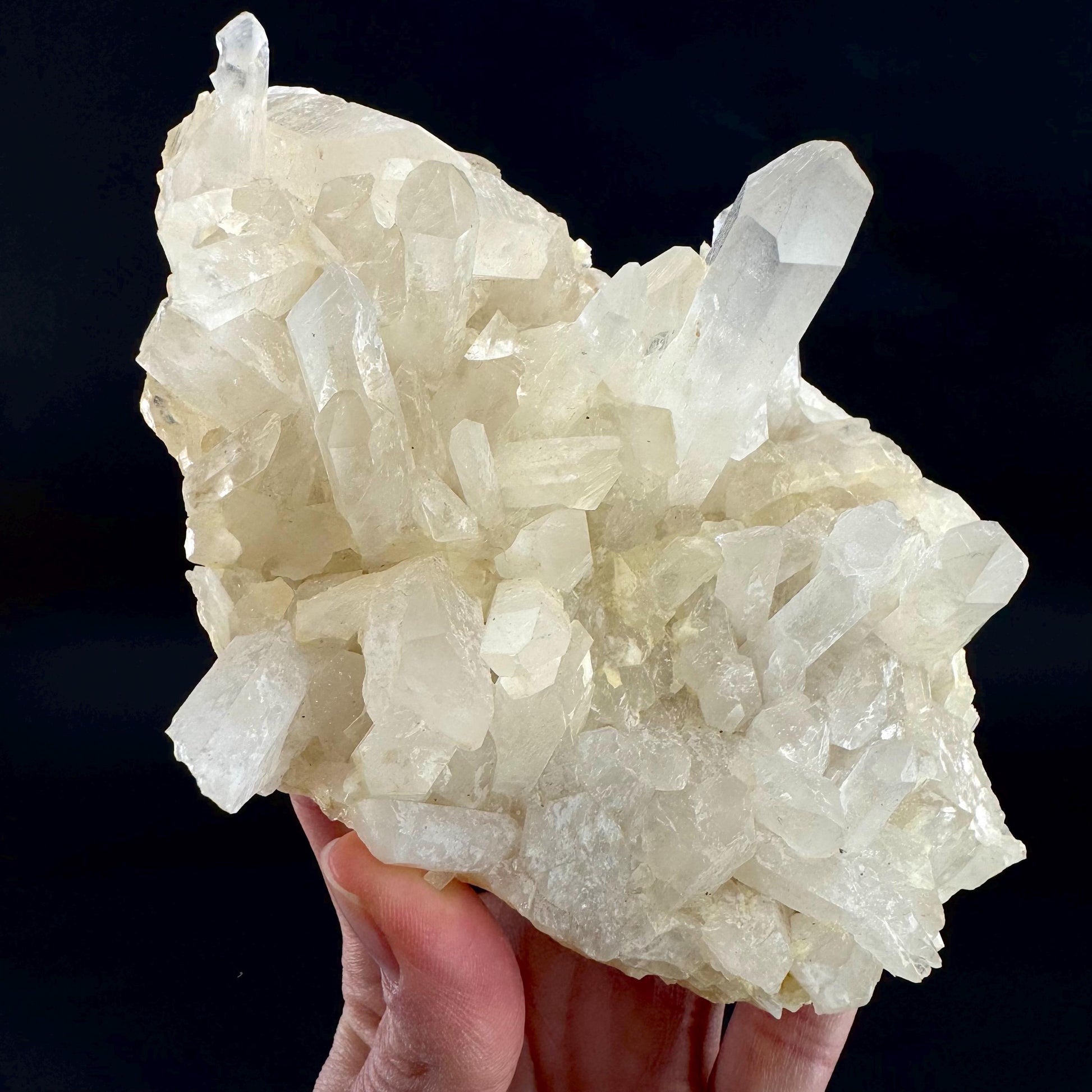 Natural Quartz Crystal Cluster | raw mineral specimen