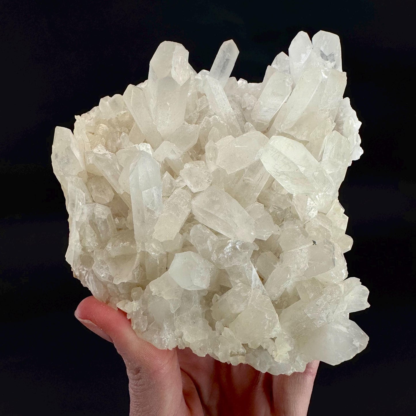 Natural Quartz Crystal Cluster | raw mineral specimen