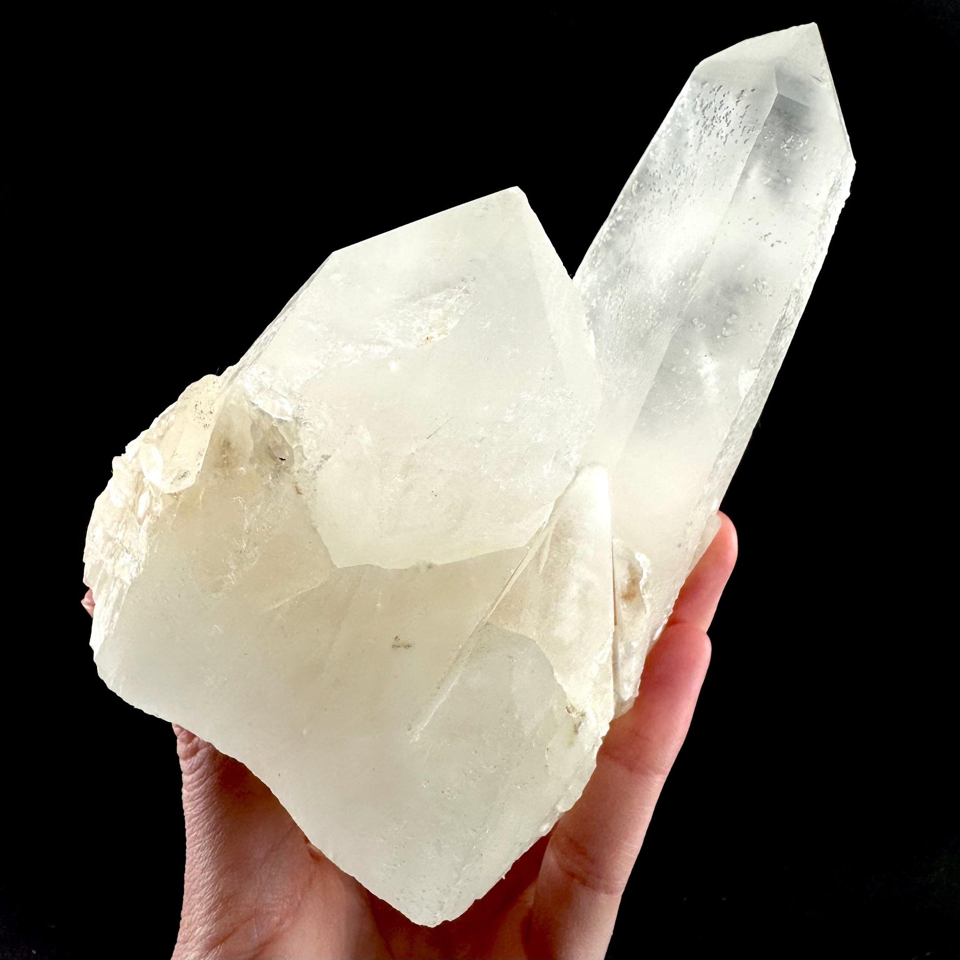 Natural Quartz Crystal Cluster | raw mineral specimen