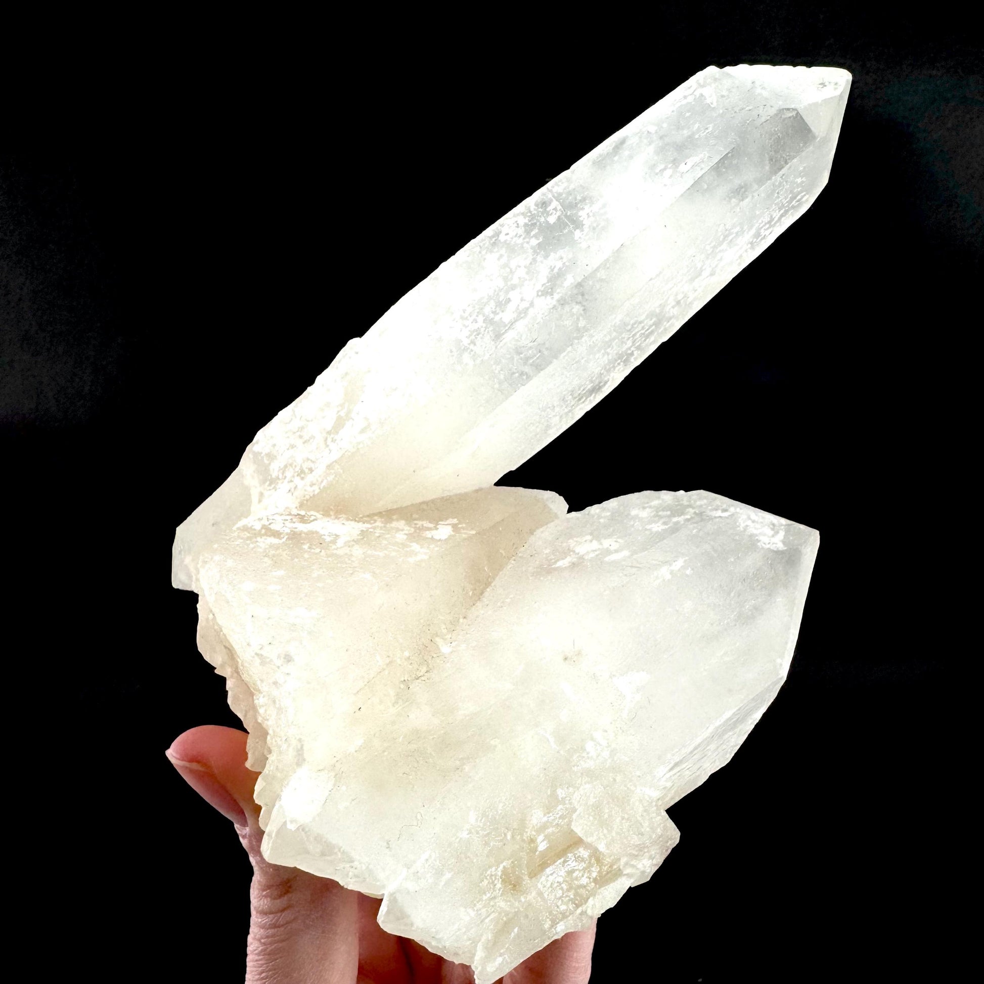 Natural Quartz Crystal Cluster | raw mineral specimen