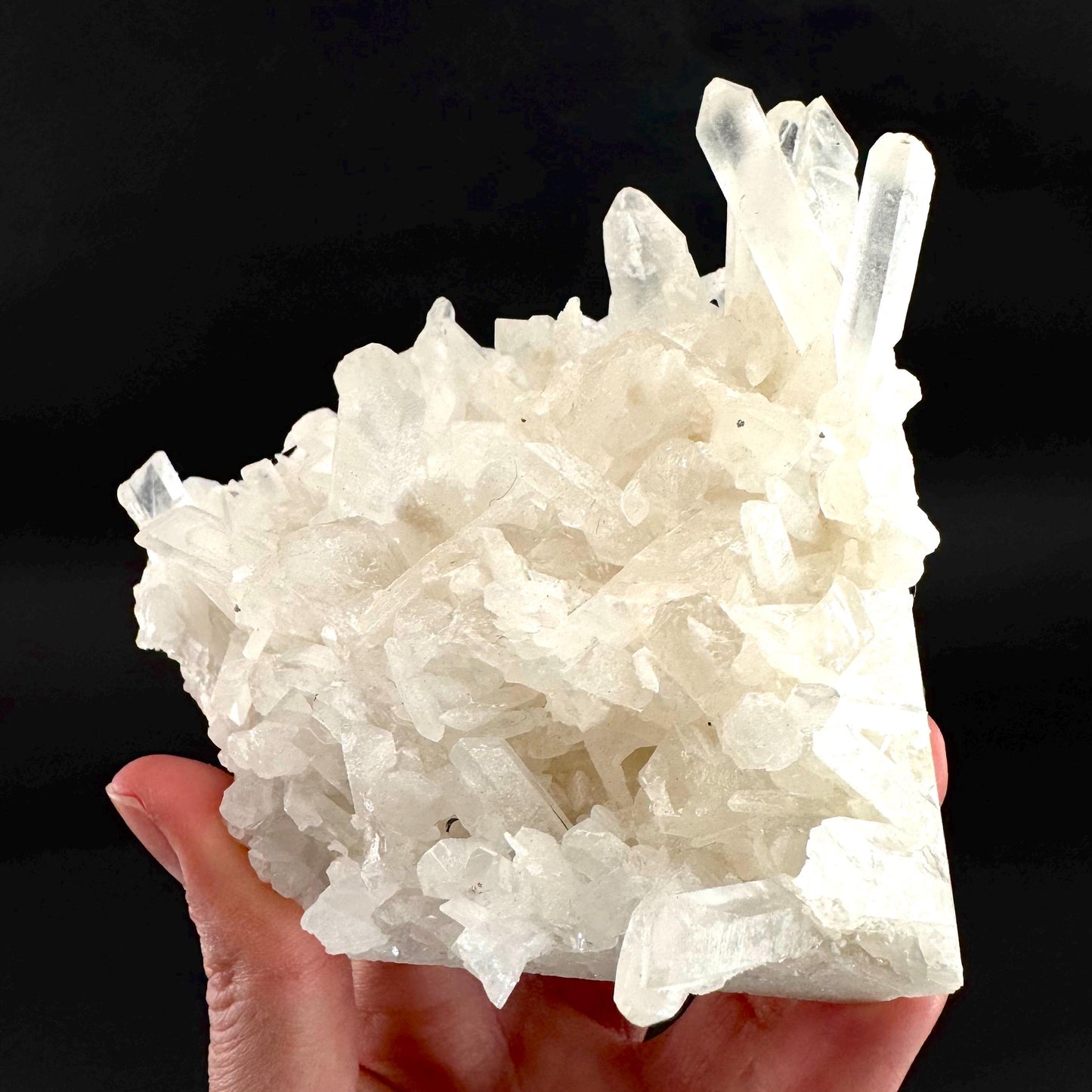 Natural Quartz Crystal Cluster | raw mineral specimen