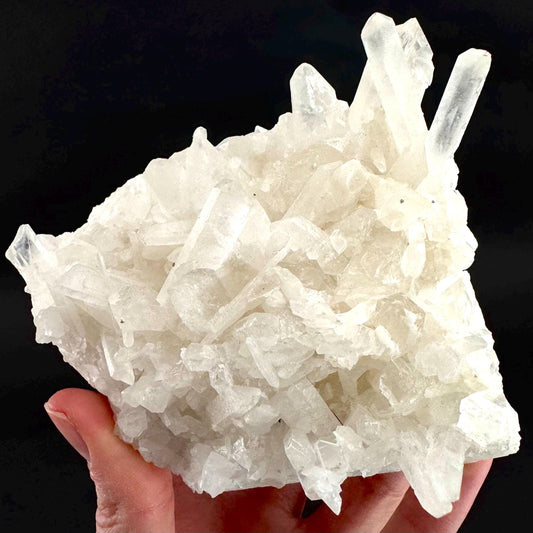 Natural Quartz Crystal Cluster | raw mineral specimen