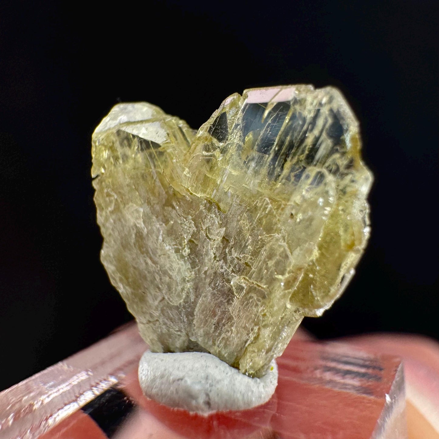 Yellow Chrysoberyl Specimen | Raw Natural Crystal, Rare Mineral from Madagascar