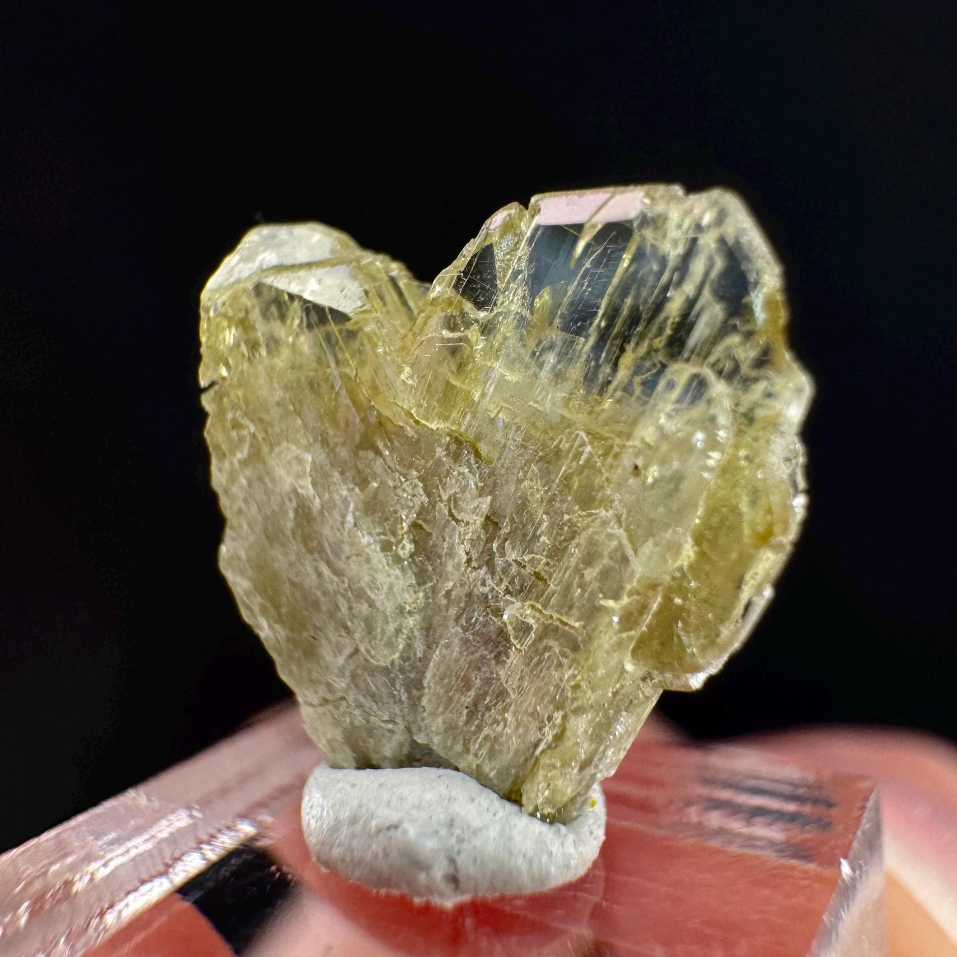 Yellow Chrysoberyl Specimen | Raw Natural Crystal, Rare Mineral from Madagascar