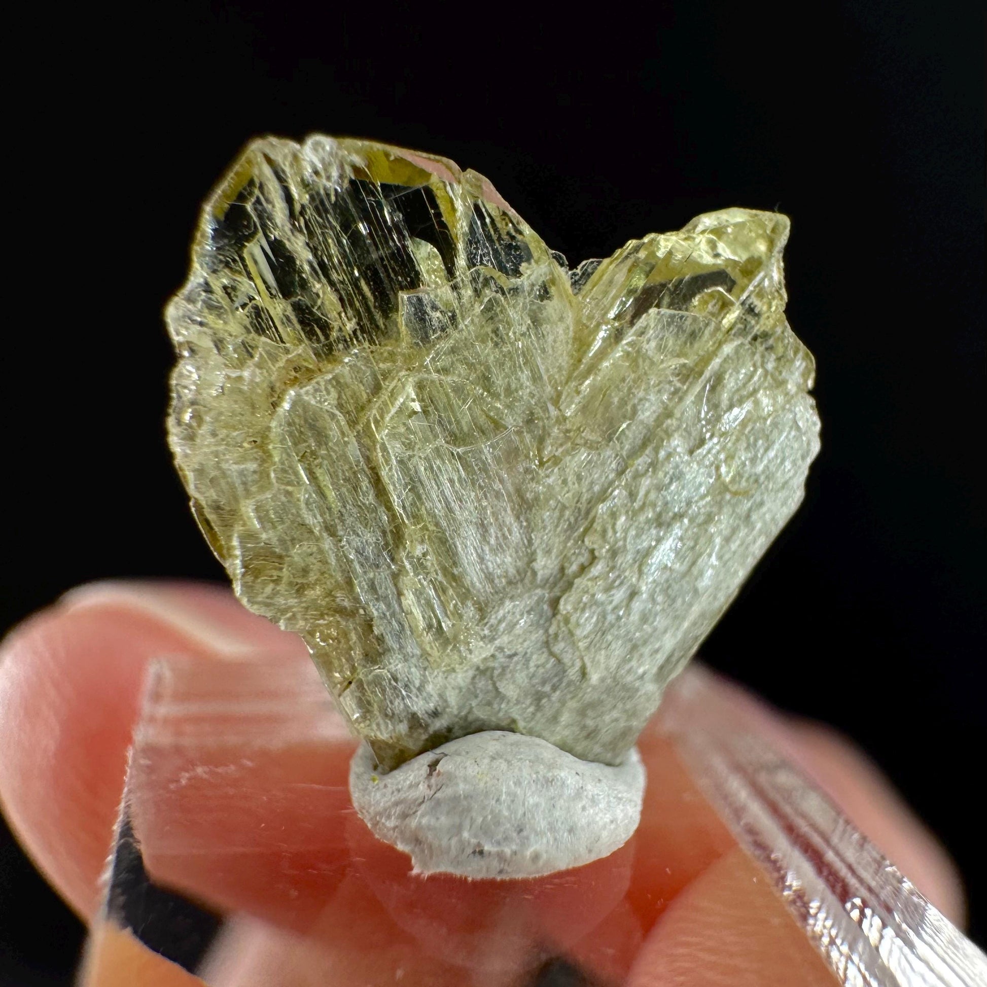 Yellow Chrysoberyl Specimen | Raw Natural Crystal, Rare Mineral from Madagascar