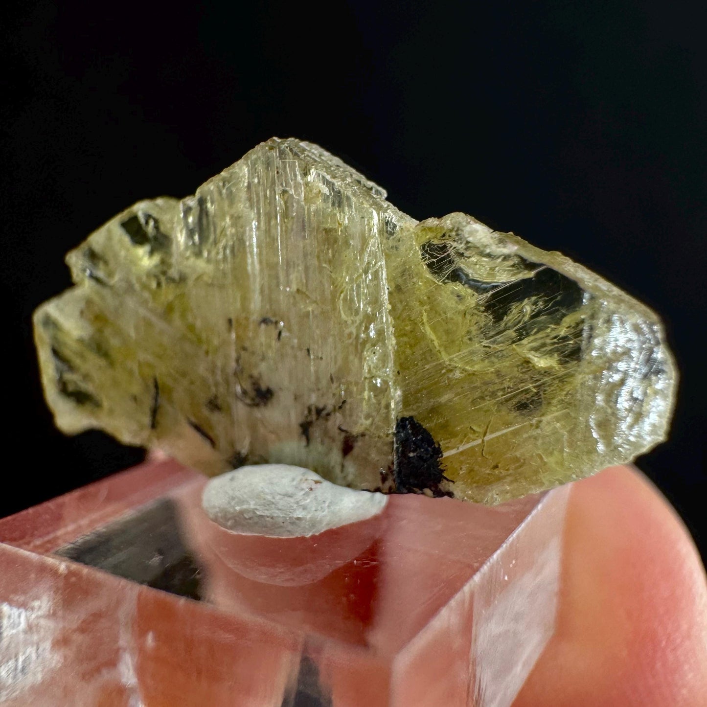 Yellow Chrysoberyl Specimen | Raw Natural Crystal, Rare Mineral from Madagascar