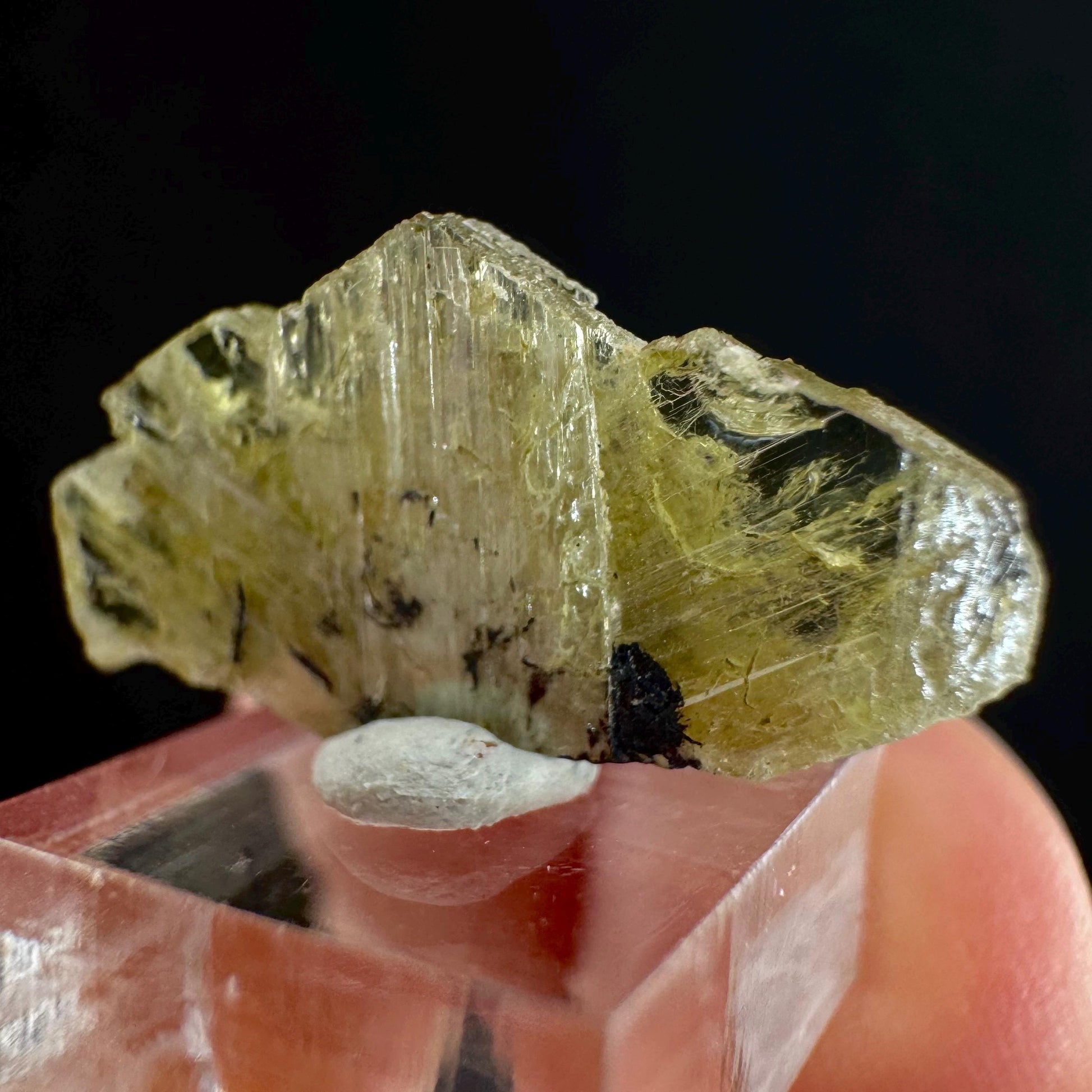 Yellow Chrysoberyl Specimen | Raw Natural Crystal, Rare Mineral from Madagascar