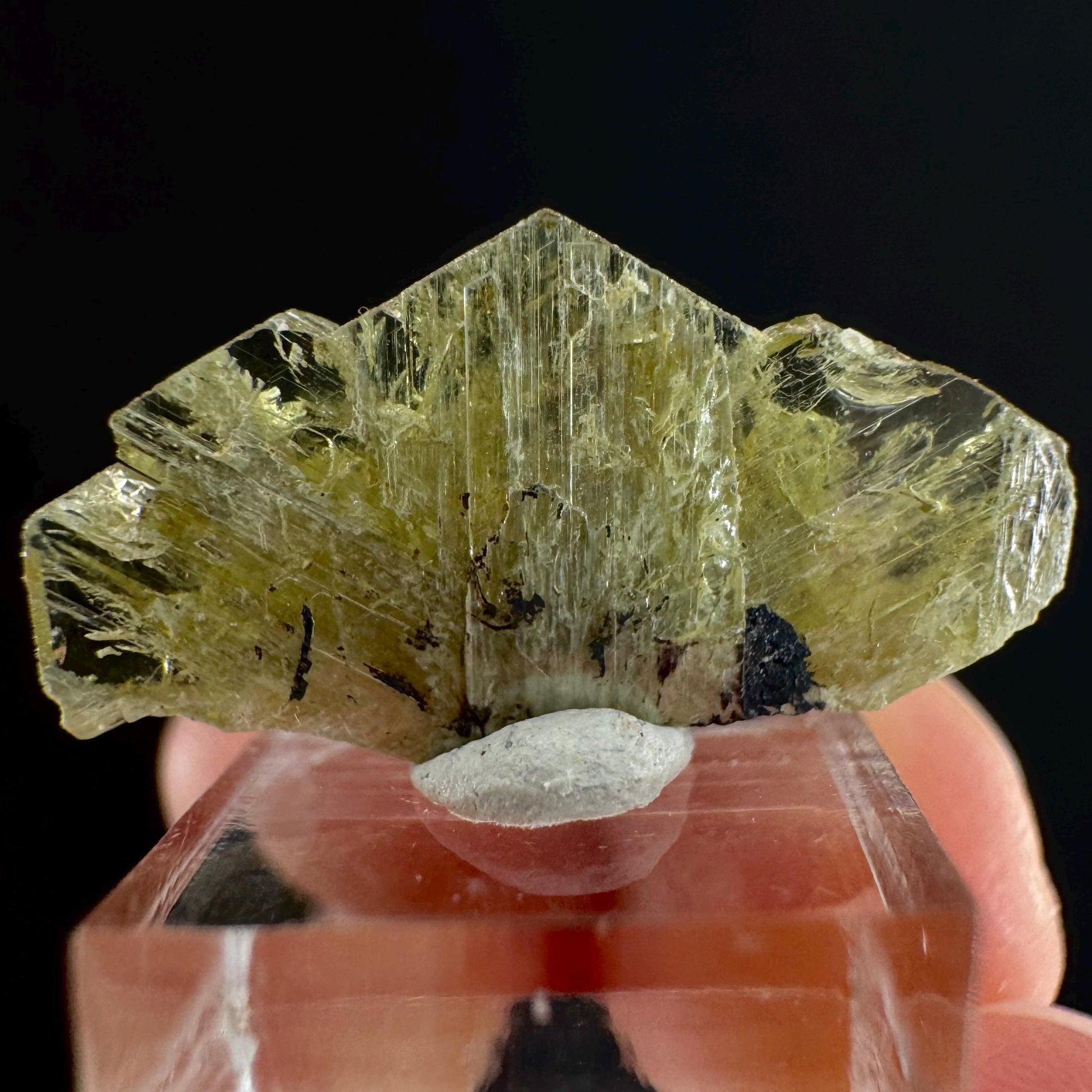 Yellow Chrysoberyl Specimen | Raw Natural Crystal, Rare Mineral from Madagascar