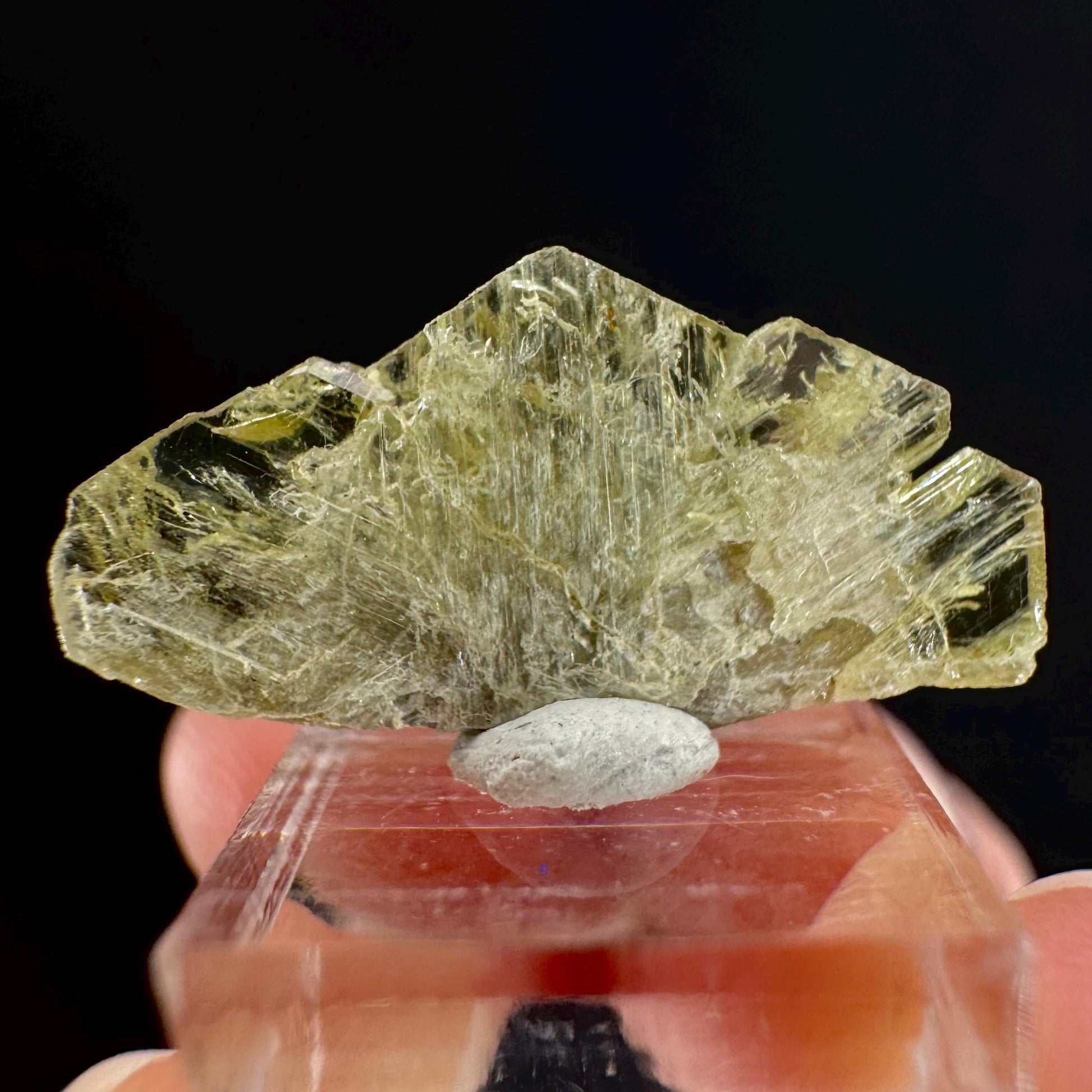 Yellow Chrysoberyl Specimen | Raw Natural Crystal, Rare Mineral from Madagascar