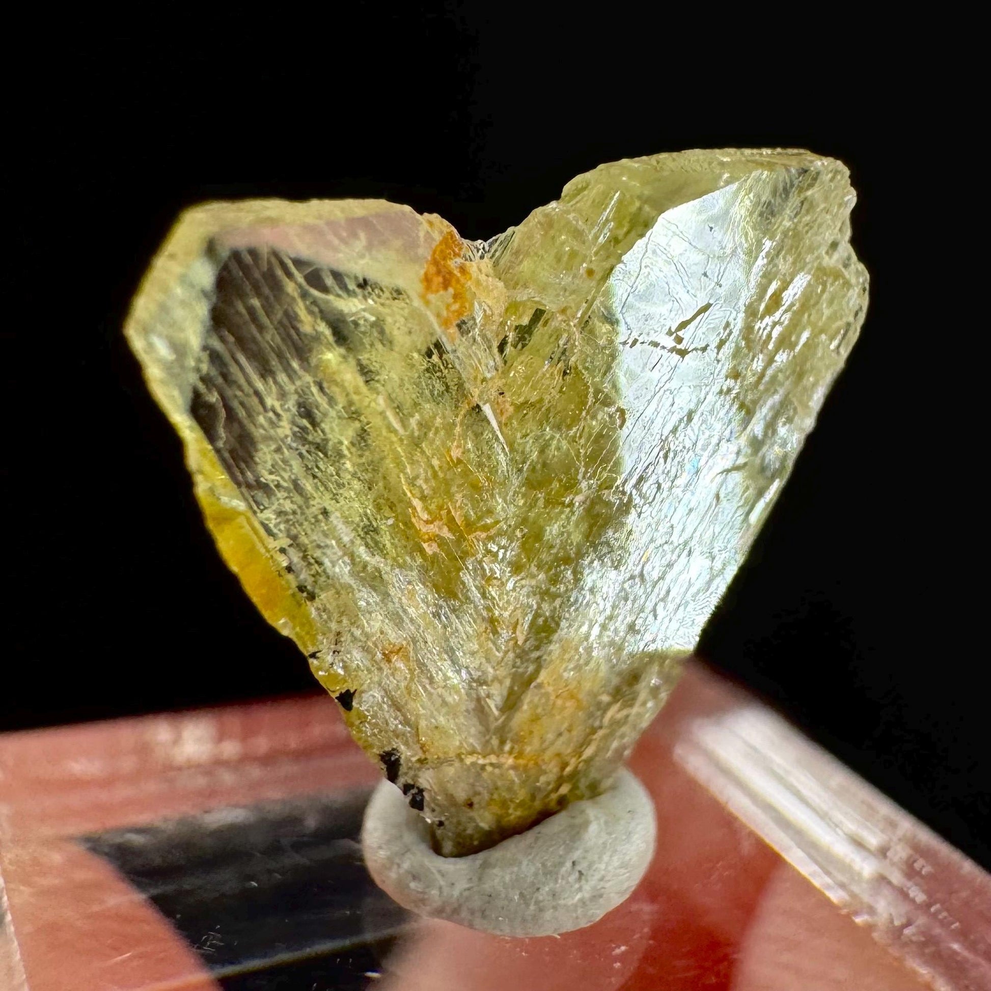 Yellow Chrysoberyl Specimen | Raw Natural Crystal, Rare Mineral from Madagascar