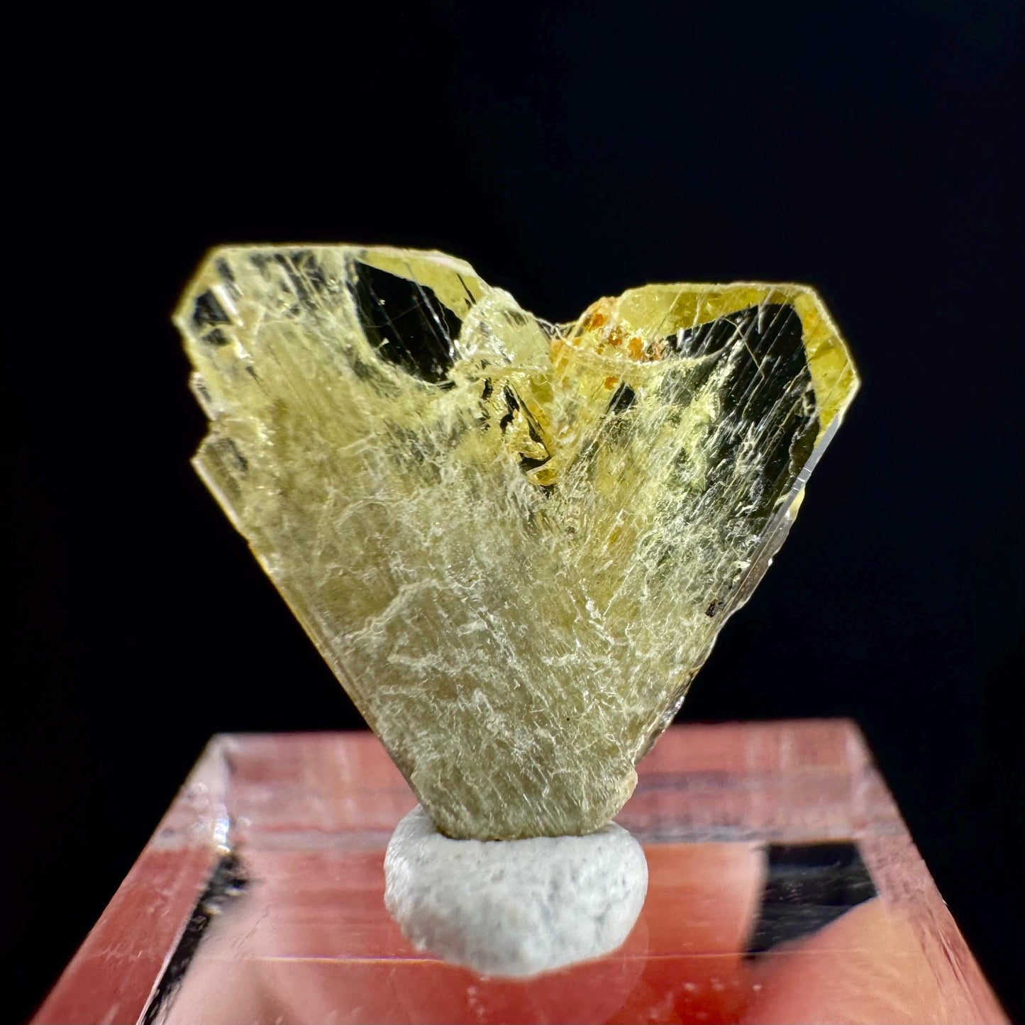 Yellow Chrysoberyl Specimen | Raw Natural Crystal, Rare Mineral from Madagascar
