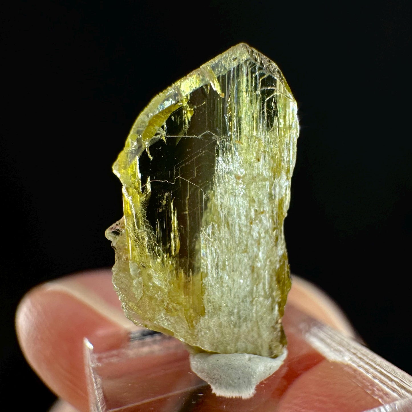 Yellow Chrysoberyl Specimen | Raw Natural Crystal, Rare Mineral from Madagascar
