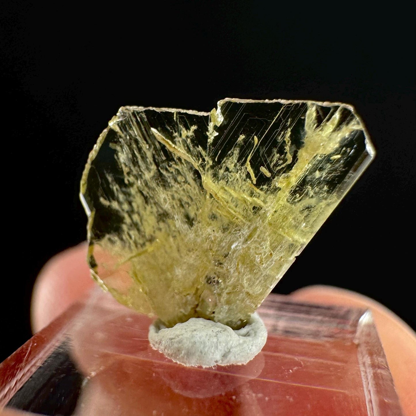 Yellow Chrysoberyl Specimen | Raw Natural Crystal, Rare Mineral from Madagascar