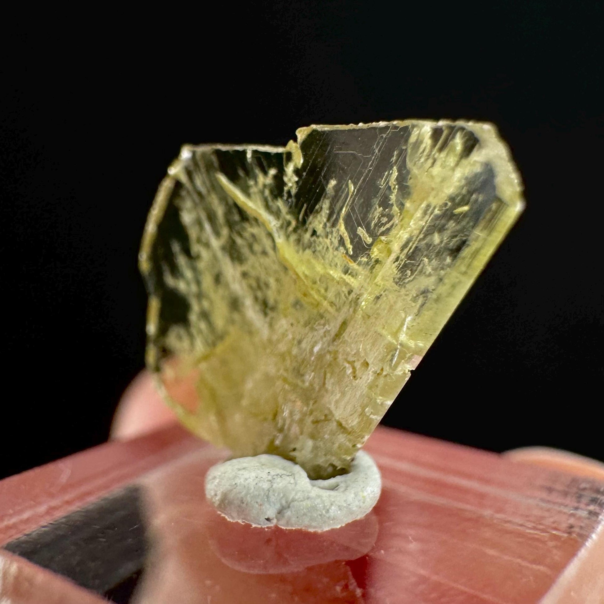 Yellow Chrysoberyl Specimen | Raw Natural Crystal, Rare Mineral from Madagascar
