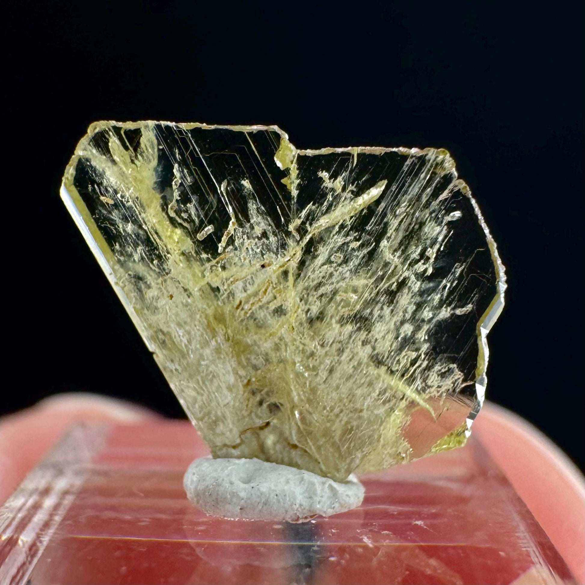 Yellow Chrysoberyl Specimen | Raw Natural Crystal, Rare Mineral from Madagascar