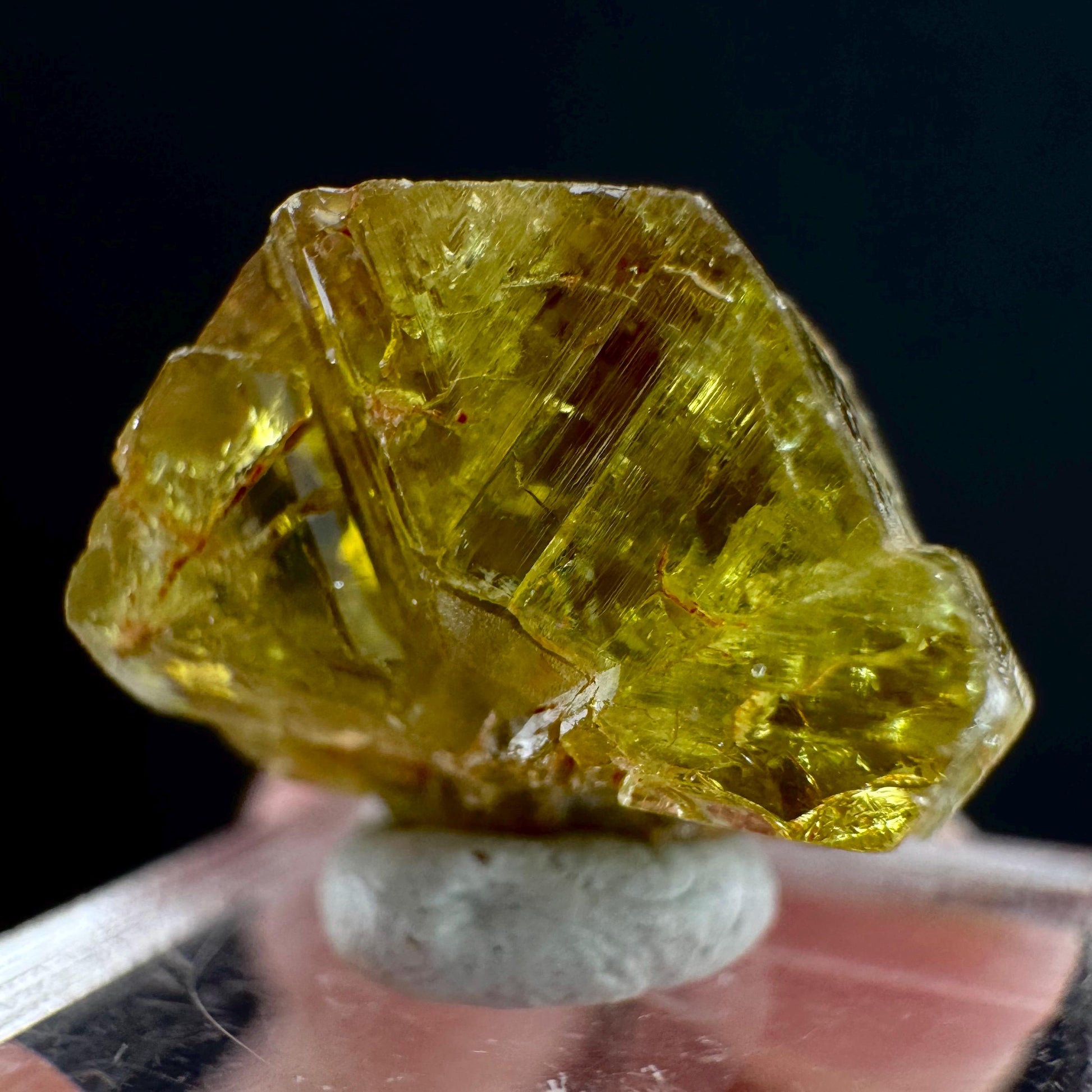 Yellow Chrysoberyl Specimen | Raw Natural Crystal, Rare Mineral from Madagascar