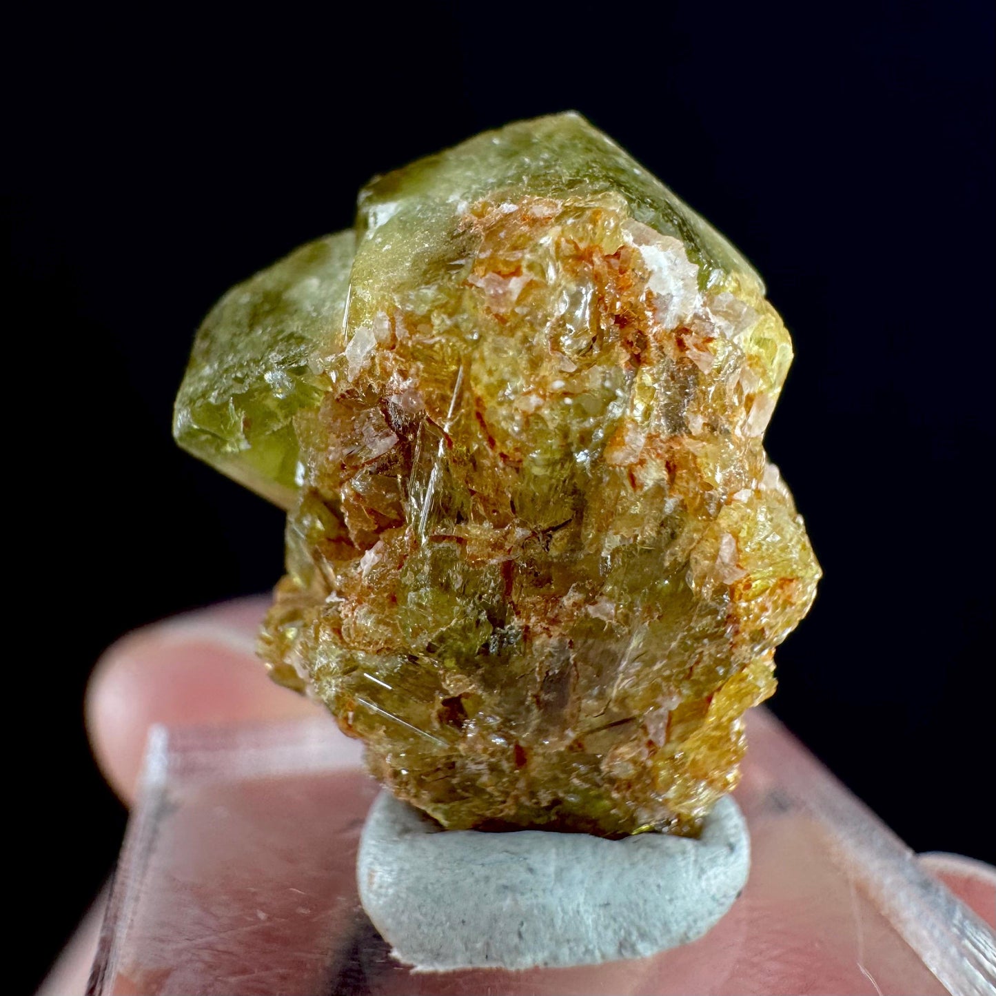 Yellow Chrysoberyl Specimen | Raw Natural Crystal, Rare Mineral from Madagascar
