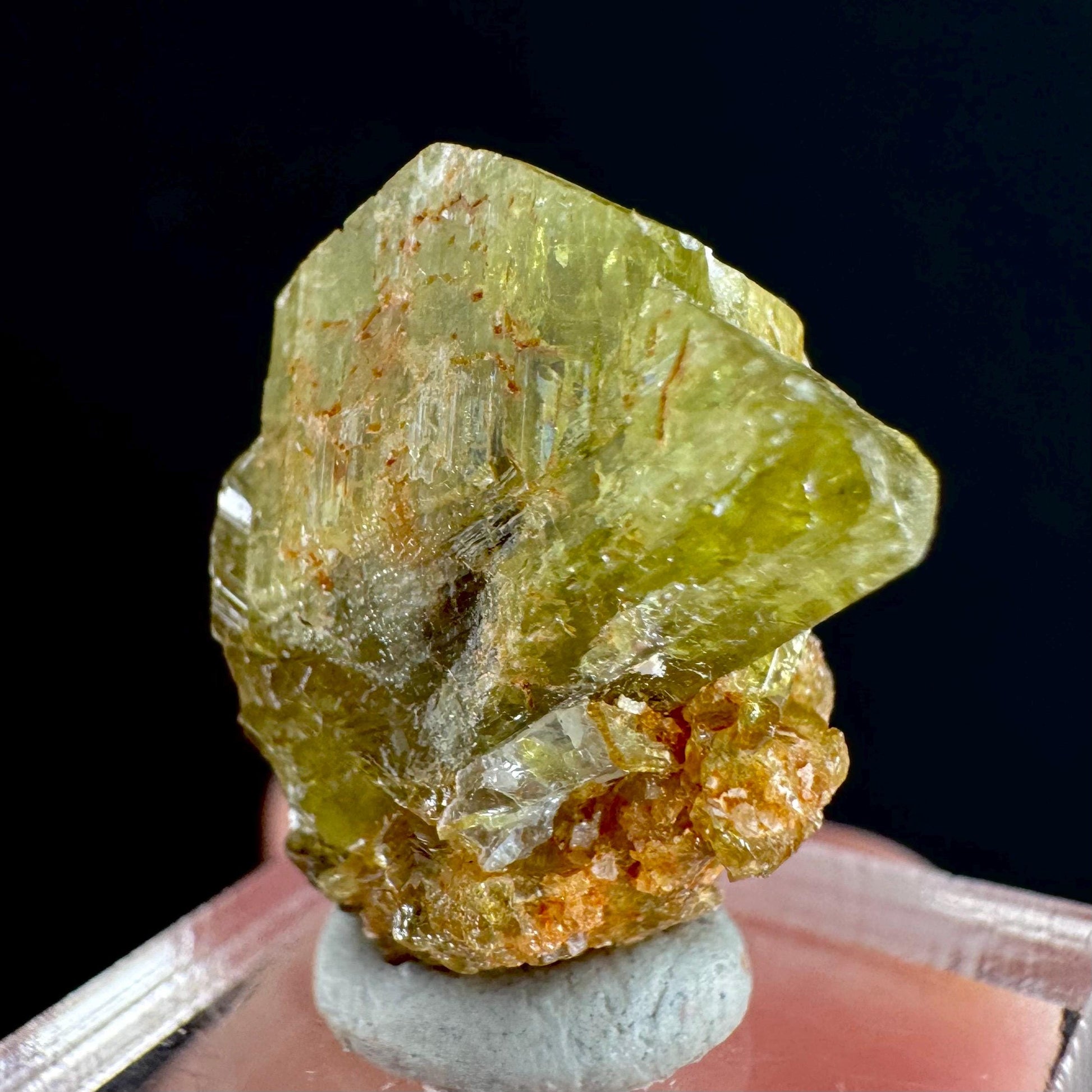 Yellow Chrysoberyl Specimen | Raw Natural Crystal, Rare Mineral from Madagascar