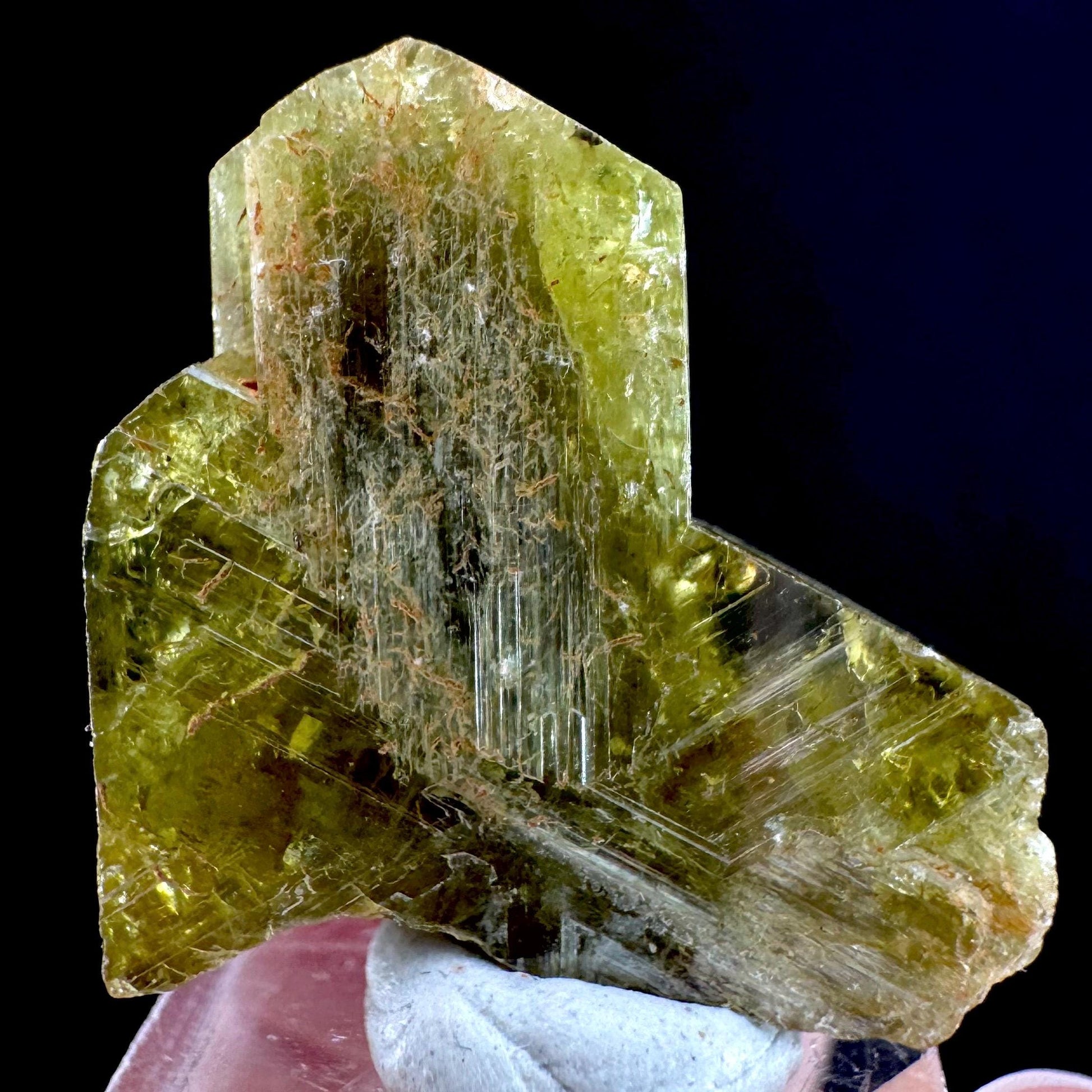 Yellow Chrysoberyl Specimen | Raw Natural Crystal, Rare Mineral from Madagascar